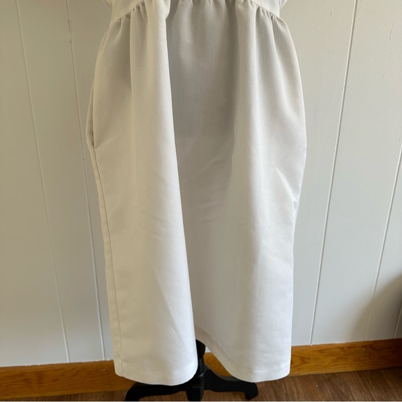 Vintage Off White Midi Dress - Picture 7 of 13